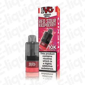 IVG Nexio Red Sour Raspberry Prefilled Pod