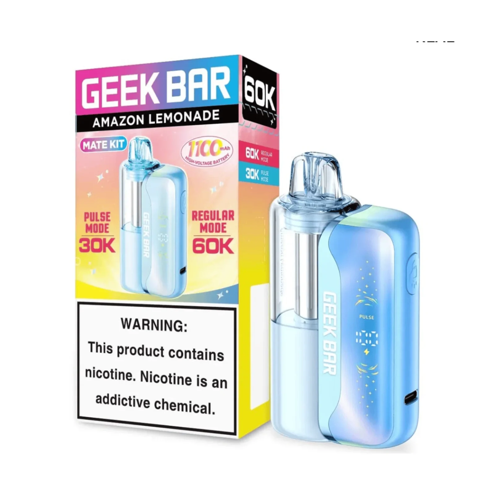 Geek Bar Mate Kit 60000 5% Rechargeable Disposable