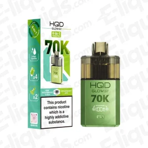 HQD Glow Air 70K Kiwi Passionfruit Guava-Strawberry Kiwi Prefilled Pod Kit