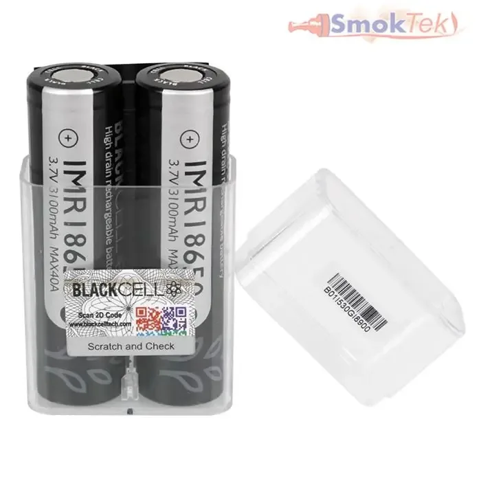 Blackcell 18650 3100mAh 40A High-Drain Battery - 2 pack - Image 2