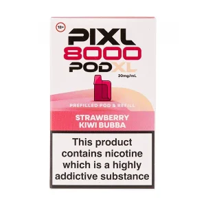 Strawberry Kiwi Bubba Pixl 8000 Prefilled Pod + Refill Pack
