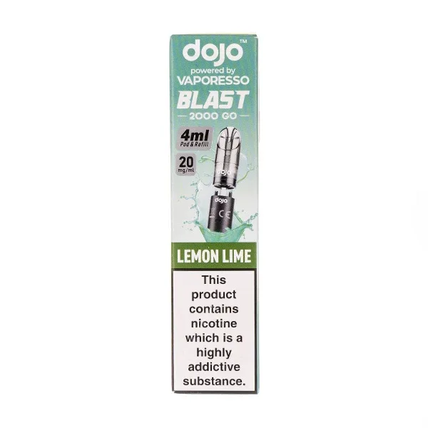 Lemon Lime Dojo Blast 2000 Go Prefilled Pod + Refill by Vaporesso