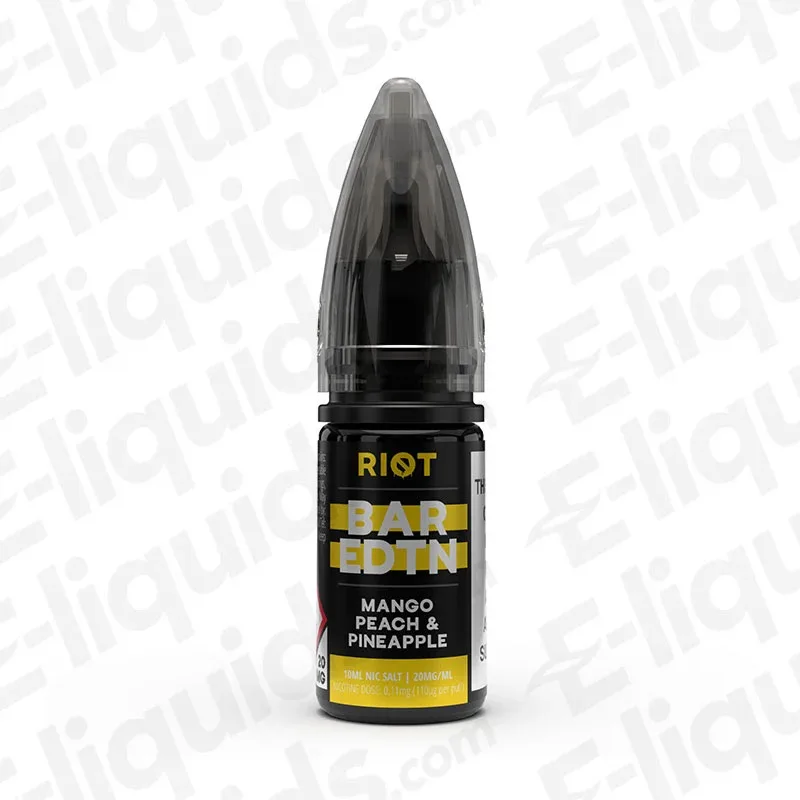 Riot Squad Bar Edition Mango Peach Pineapple Nic Salt