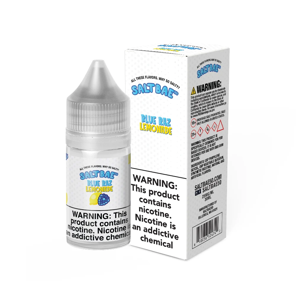 Blue Raz Lemonade Salt Bae 50 Salts 30mL