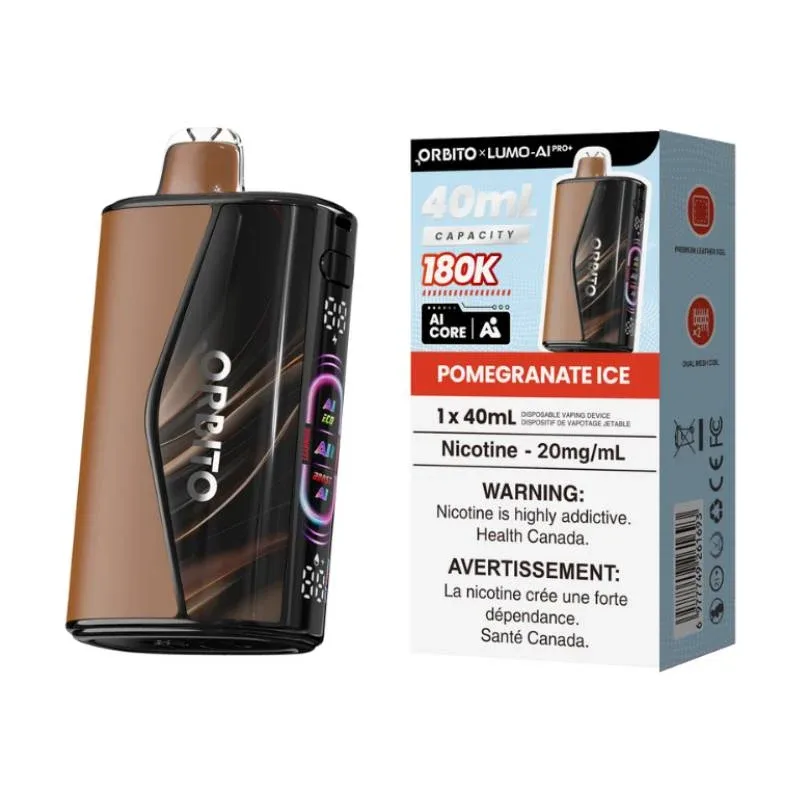 Orbito 180K Disposable Vape - Pomegranate Ice