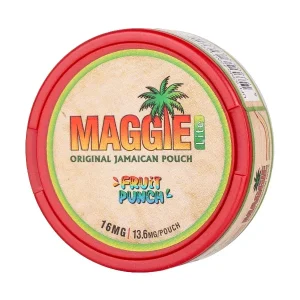 Fruit Punch Nicotine Pouches by Maggie