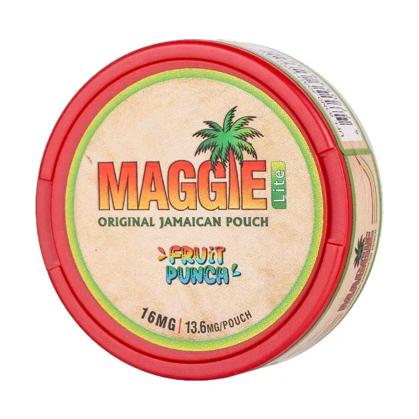 Fruit Punch Nicotine Pouches by Maggie