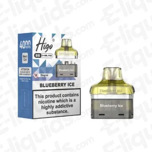 Higo BB 4000 Blueberry Ice Prefilled Pod