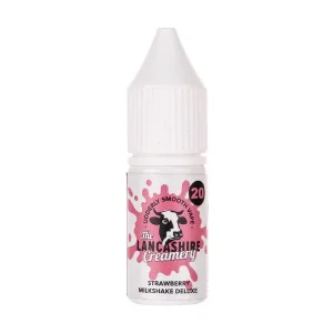 Strawberry Milkshake Deluxe Nic Salt E-Liquid by Lancashire Creamery