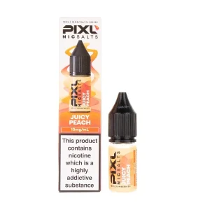 Juicy Peach Nic Salt E-Liquid by Pixl