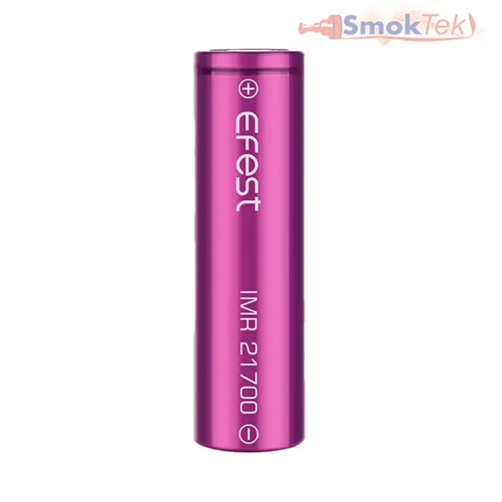 Efest Purple IMR 21700 3700mAh 3.7V 35A High Drain Battery - Flat Top - Image 2