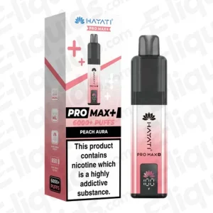 Hayati Pro Max+ 6K Peach Aura Prefilled Pod Kit