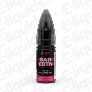 Riot Squad Bar Edition Sour Strawberry Nic Salt