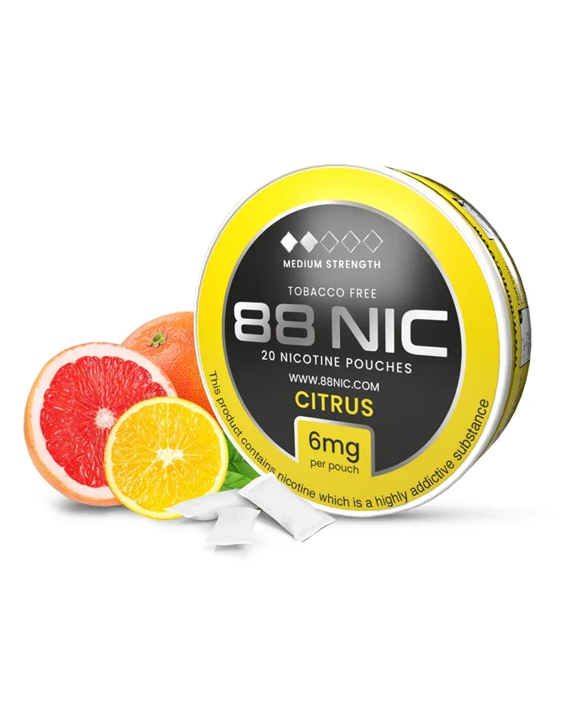 88 Nic Citrus Nicotine Pouches - Image 2