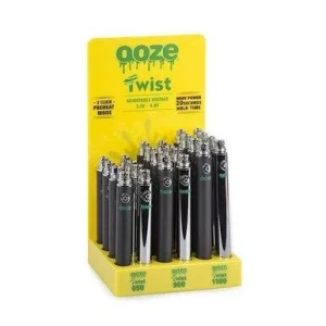 Ooze Twist Battery Display | 24ct.