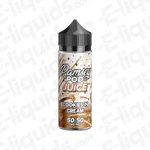 Ramsey E-Liquids Cookies 'N Cream Ramsey Pod Juice 100ml Shortfill Vape Juice