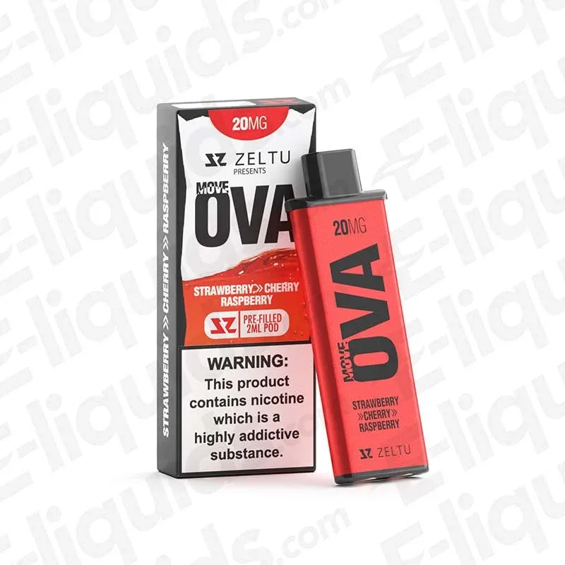 Zeltu X3 OVA Strawberry Cherry Raspberry Prefilled Pod - Image 2