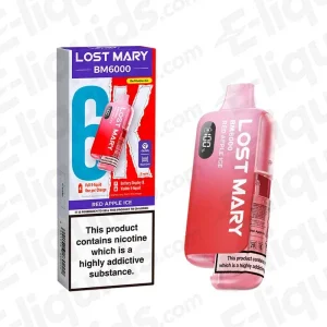 Lost Mary BM6000 Red Apple Ice Prefilled Pod Kit