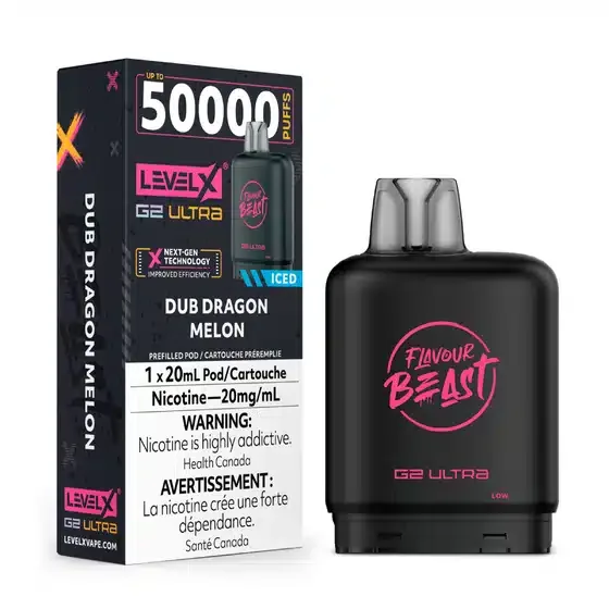 Level X Flavour Beast G2 Ultra Dub Dragon Melon Iced (6/box)