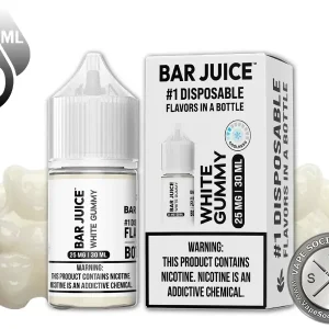 White Gummy BAR JUICE SALT 30ml