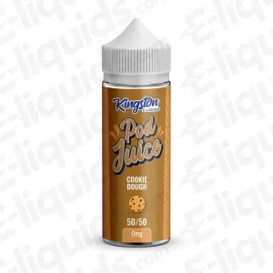 Kingston Cookie Dough Pod Juice 50/50 100ml Shortfill Vape Juice