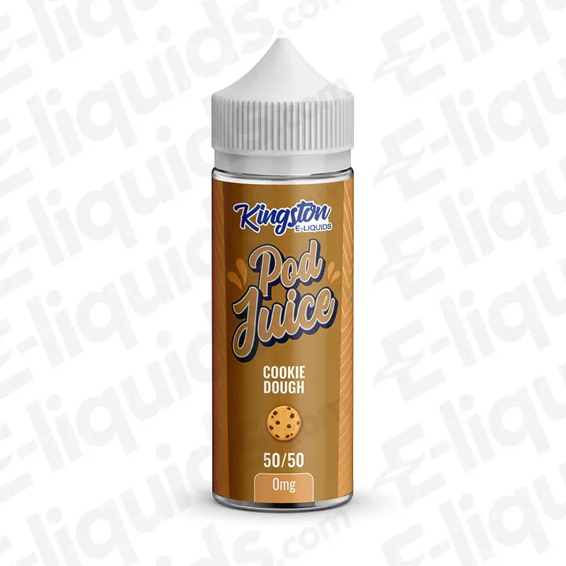 Kingston Cookie Dough Pod Juice 50/50 100ml Shortfill Vape Juice