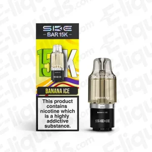 SKE Bar 15K Banana Ice Prefilled Pods