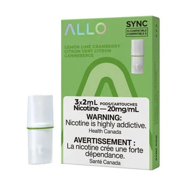 Allo Sync Pods (STLTH) Lemon Lime Cranberry