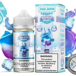 Blue Razz Slushy Freeze POD JUICE 100ml