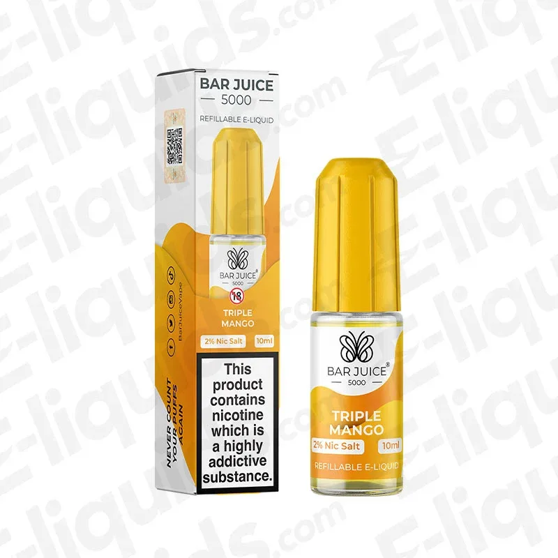 Bar Juice 5000 Triple Mango Nic Salt - Image 2