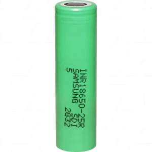 Imren 2500mAh Green 18650 25A Battery 1 Pack