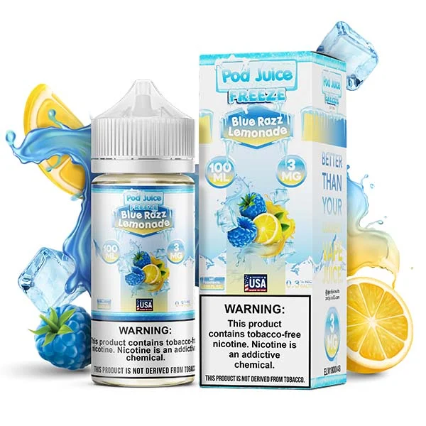 Blue Razz Lemonade Freeze by Pod Juice TFN Series 100mL