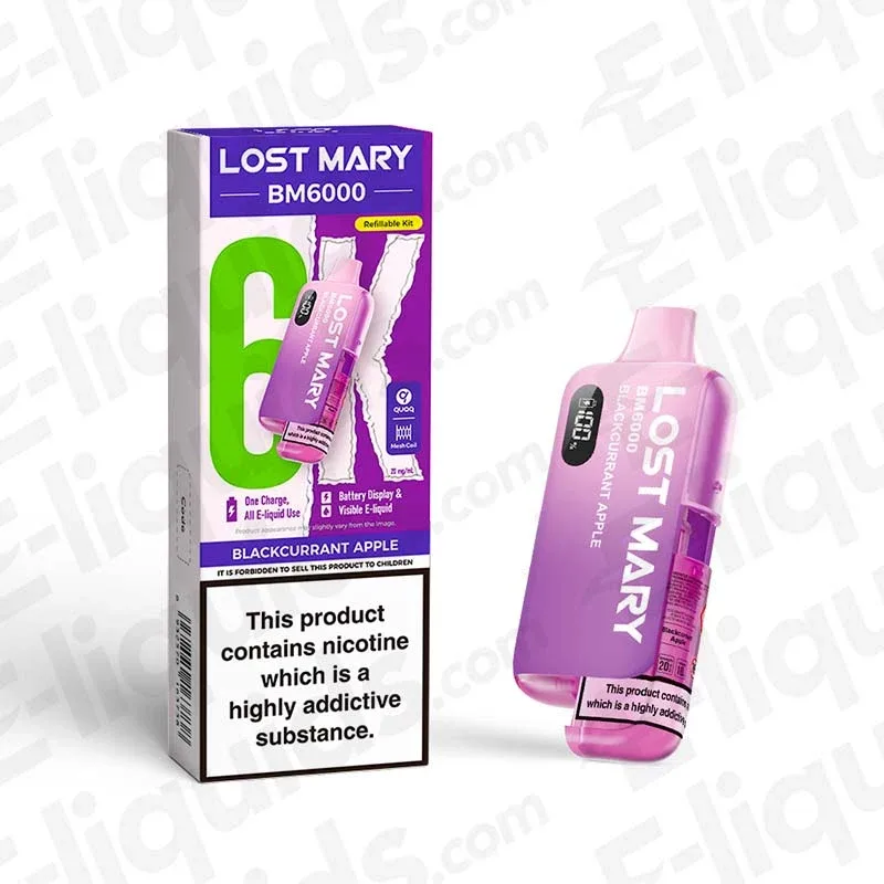 Lost Mary BM6000 Blackcurrant Apple Prefilled Pod Kit