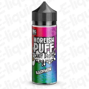 Moreish Puff Candy Drops Rainbow Candy Drops 100ml Shortfill Vape Juice
