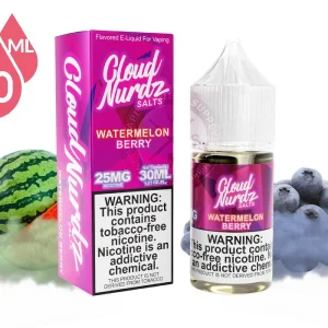 Watermelon Berry CLOUD NURDZ SALTS 30ml