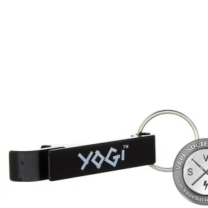 Yogi E-Liquid Bottle Opener Keychain Black