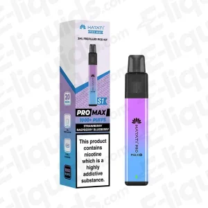 Hayati Pro Max S1 Strawberry Raspberry Blueberry Prefilled Pod Kit