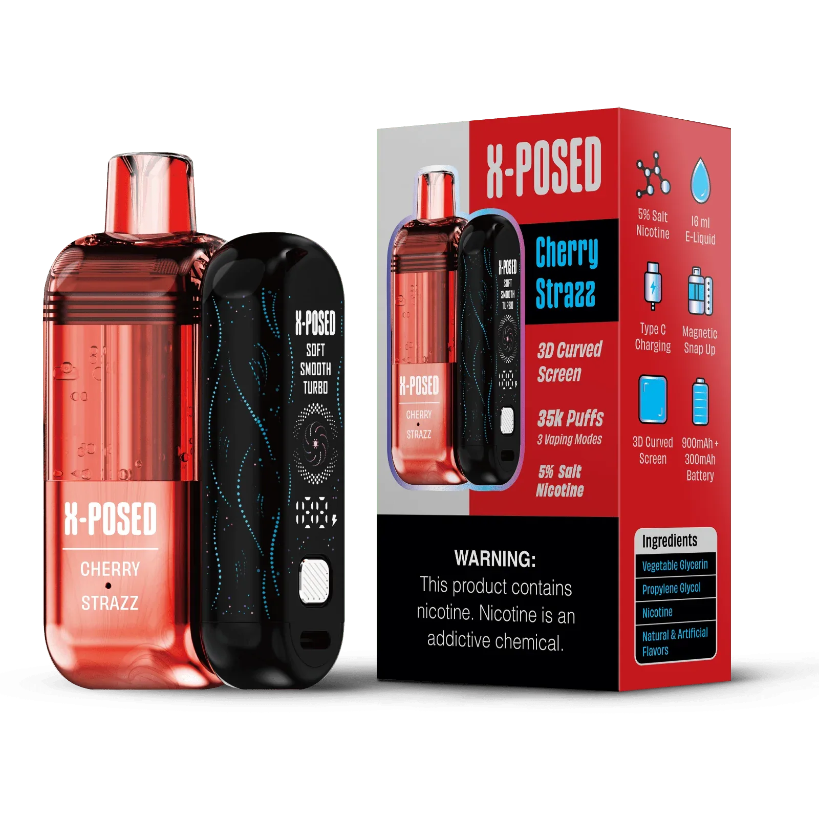 X-Posed 35,000 Puffs Disposable Vape Kit