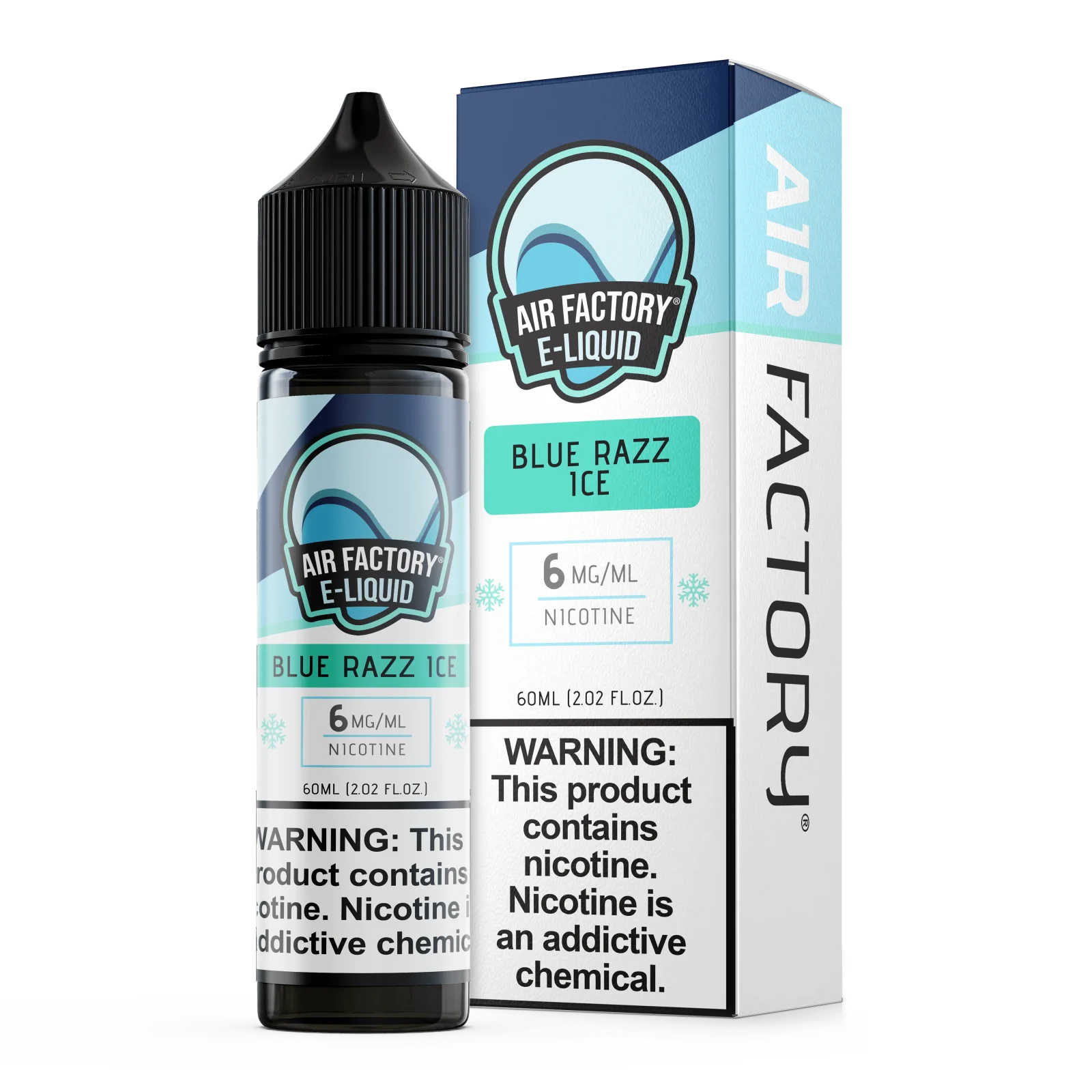 Blue Razz ICE - Air Factory E-Liquids - 60mL - Image 2