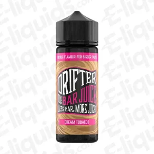Drifter Cream Tobacco 100ml Shortfill Vape Juice