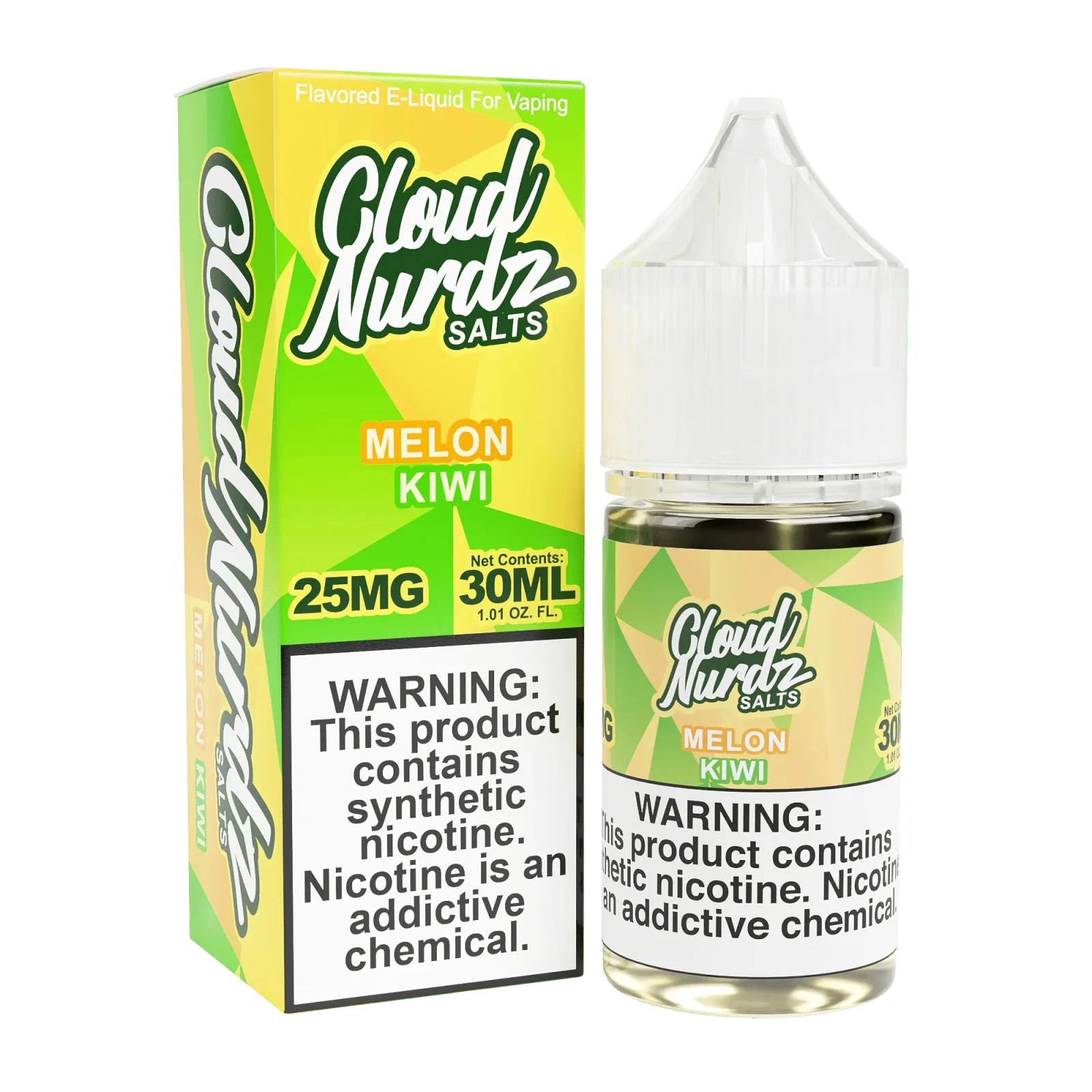 Melon Kiwi SALT - Cloud Nurdz - 30mL