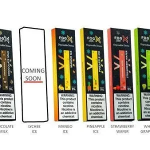 ORGNX | Fog X Disposable E-Cigs 5% (10-Pack)