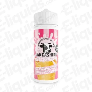 The Lancashire Creamery Lancashire Ice Creamery Strawberry Cheesecake 100ml Shortfill Vape Juice
