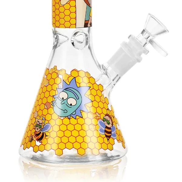 10" Cartoon Hive Ice Catcher Beaker Bong - Image 2