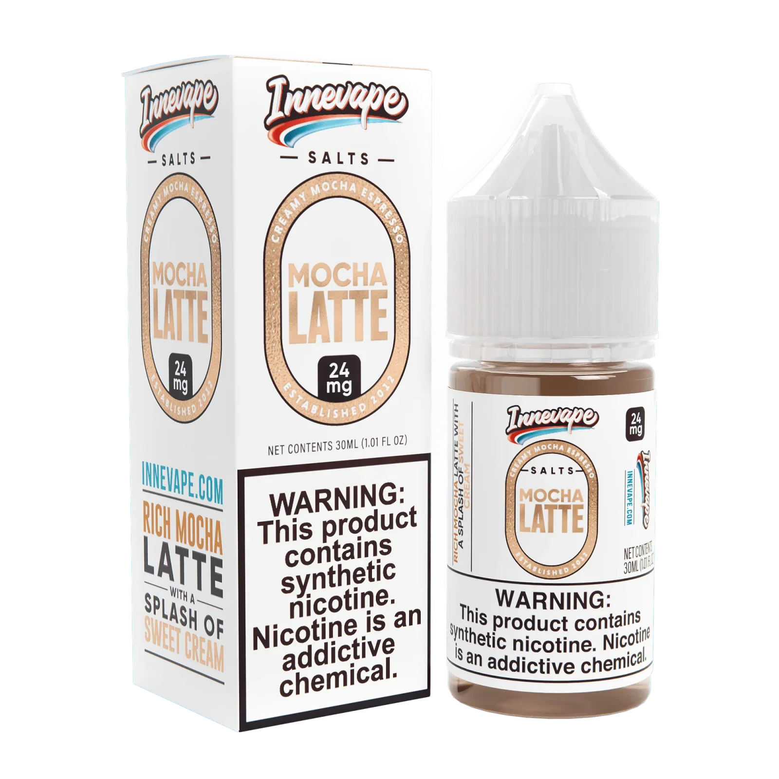 Mocha Latte SALT - Innevape E-Liquids - 30mL