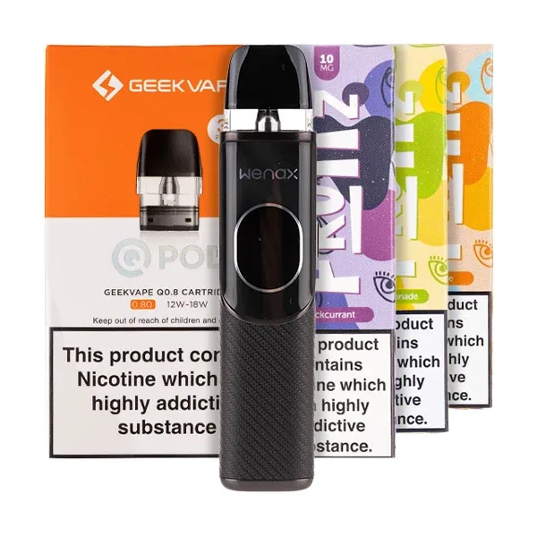 Geek Vape Wenax Q2 Pod Kit Bundle - Image 2