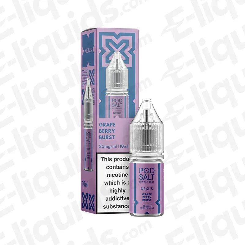 Pod Salt Nexus Grape Berry Burst Nic Salt