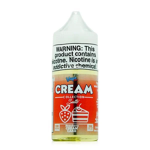 Strawberry Cream Cake by Vape 100 Cream Salt E-Liquid 30ml