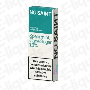 NO SAINT Spearmint Cane Sugar Prefilled Pod