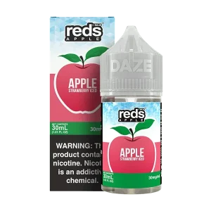 Apple Strawberry ICED SALT - Red's Apple E-Juice by 7 Daze - 30mL